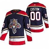 Florida Panthers Customized Black Adidas 2020-21 Alternate Player Jersey,baseball caps,new era cap wholesale,wholesale hats
